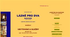Desktop Screenshot of lazneprodva.com